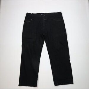 Vtg 90s Marithe Francois Girbaud Mens 44x32 Faded Baggy Relaxed Fit Jeans Black